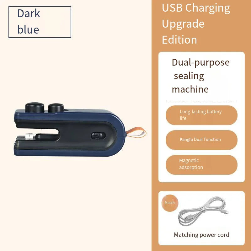USB Rechargeable Mini Bag Sealer – Keep Your Food Fresh in Seconds